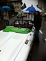 Am Michaelskreuz Rennen 2011, pilotiert Simone Dnni Ihre Jaguar E V12 Group 44 Replika
