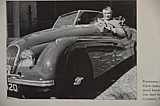 Clark Gable vor dem Hotel National in Luzern